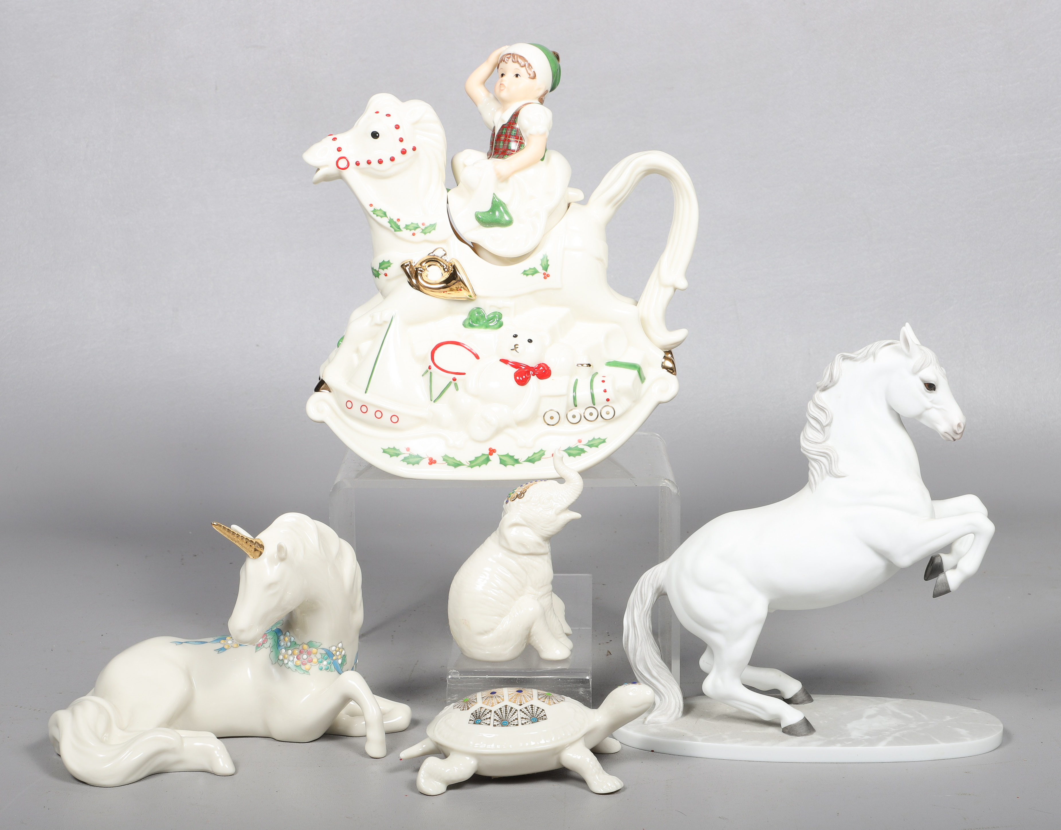 (5) Lenox porcelain animal
