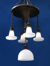 5 LIGHT HANGING LAMP WITH CAME