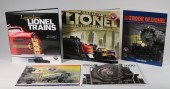 (5) LIONEL TRAINS BOOKS Group