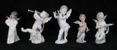 5 LLADRO PORCELAIN FIGURINES A