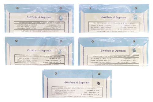 (5) LOOSE GEMSTONES SAPPHIRE