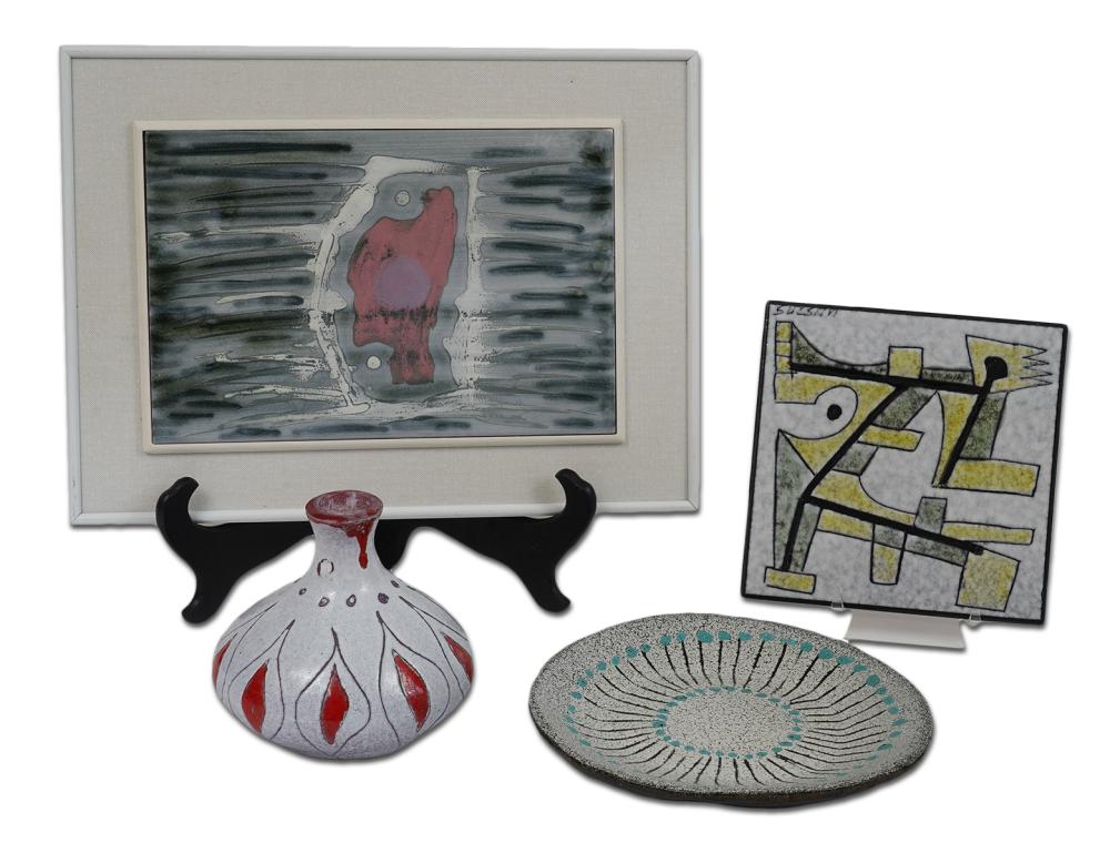 5 LOTS OF CHARLES SUCSAN ABSTRACT