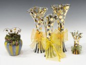 (5) MACKENZIE-CHILDS GLASS 'CI