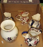 5 Masons items Mandalay Jug Br