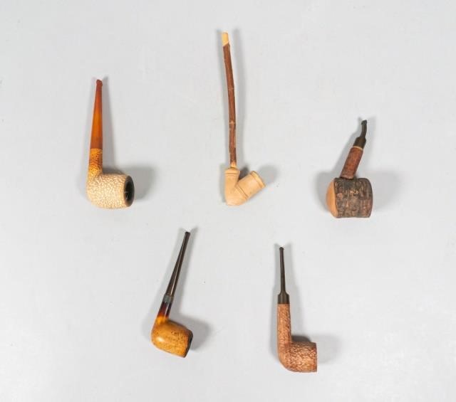 5 MEERSCHAUM AND WOOD PIPES4