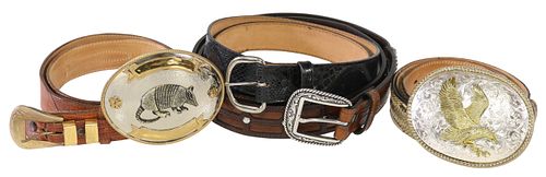 (5) MEN&#039;S WESTERN SNAKESKIN