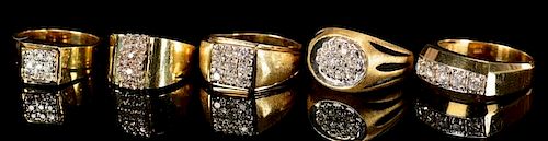 5 MEN'S DIAMOND FASHION