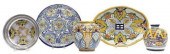 (5) MEXICAN TALAVERA GLAZED PO