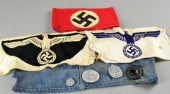 (5) Military Pins and Armbands