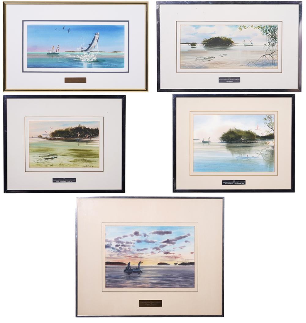 5 MILLARD WELLS FRAMED