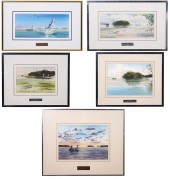 5 MILLARD WELLS FRAMED WATERCO