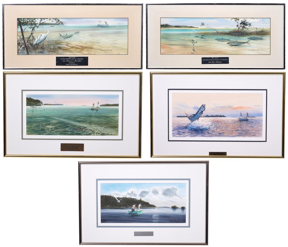5 MILLARD WELLS FRAMED