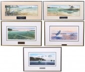5 MILLARD WELLS FRAMED WATERCO
