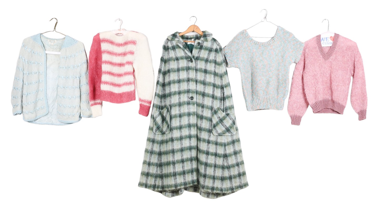 (5) Mohair and wool garments to