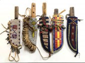 5 NATIVE AMERICAN INDIAN KNIFE