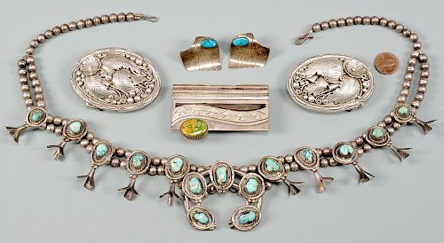 5 NATIVE AMERICAN STERLING