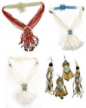 (5) NAVAJO LOOM BEADED NECKLAC