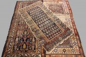 (5) ORIENTAL RUGS & (1) NATIVE