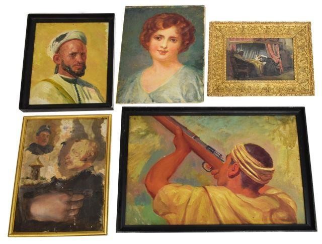 (5) ORIGINAL PAINTINGS,