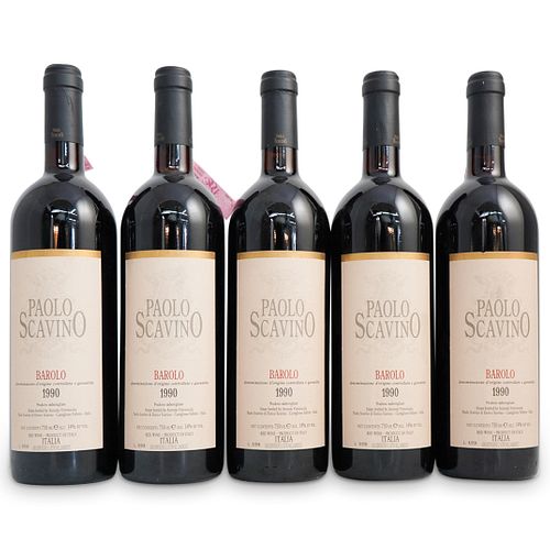 (5 PC) 1990 PAOLO SCAVINO BAROLO