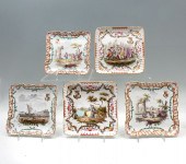 5 PC. 19TH CENTURY LILLE 1767