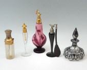 5 PC. ART GLASS PERFUME BOTTLE