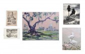 5 PC ART LOT MAINS STOWMAN LOC