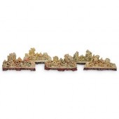 (5 PC) CHINESE SOAPSTONE LANDS