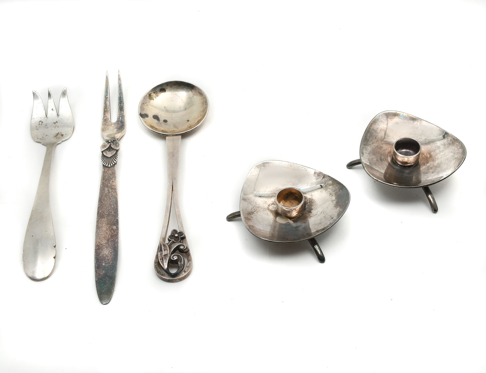 5 PC. DANISH STERLING TO INCLUDE