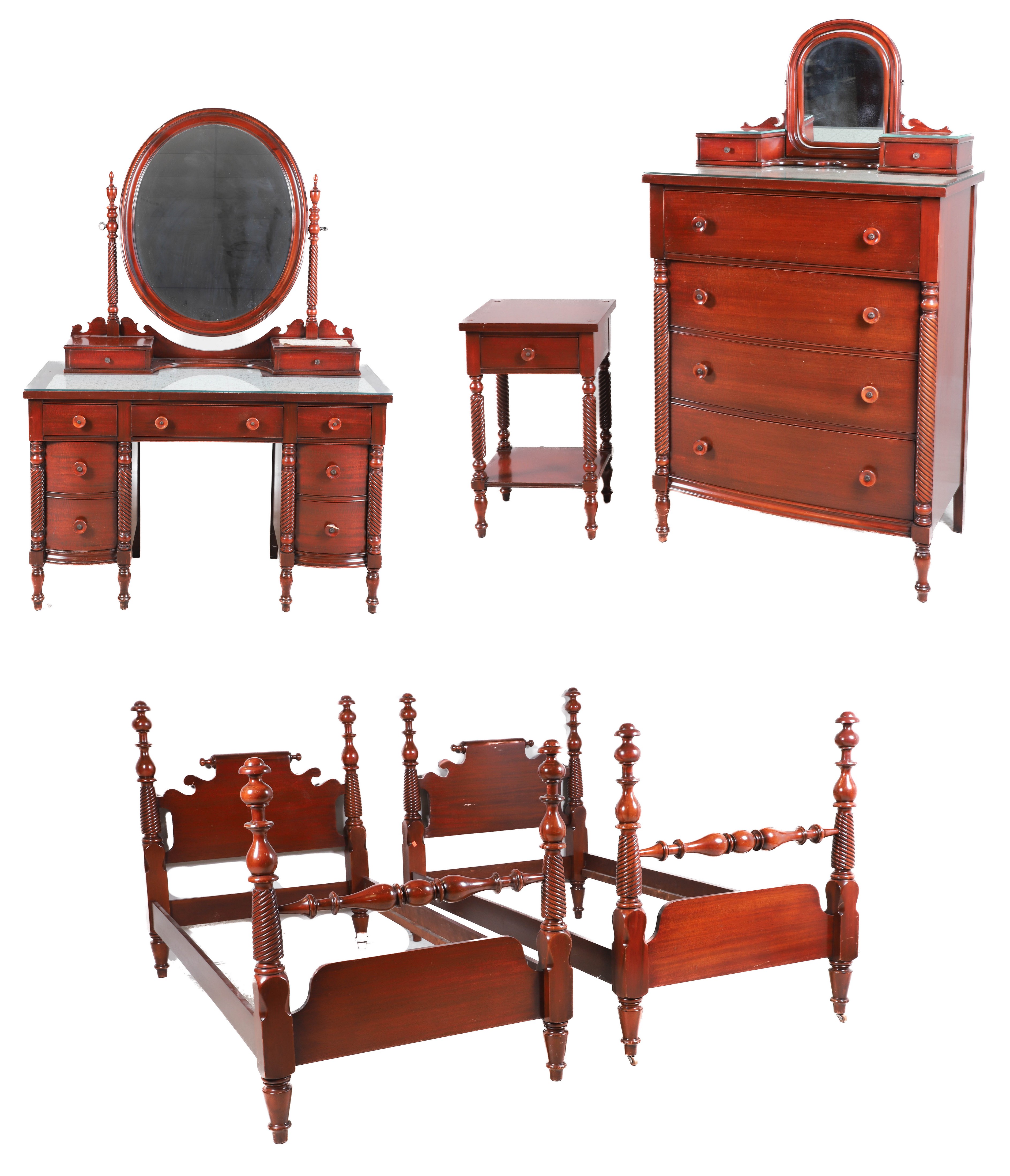 (5) pc Drexel Federal House