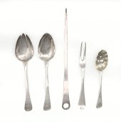 5 PC. ENGLISH STERLING SILVER