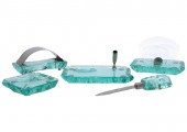 5 PC. FONTANA ARTE GREEN MURAN