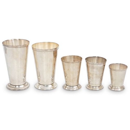 (5 PC) GROUP OF SILVER PLATED