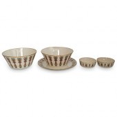 (5 PC) LENOX PORCELAIN W/ 24K