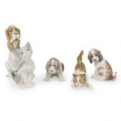(5 PC) LLADRO PORCELAIN FIGURI