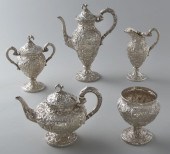 5 Pc. Loring Andrews repousse