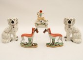 5 PC LOT OF ENGLISH STAFFORDSH