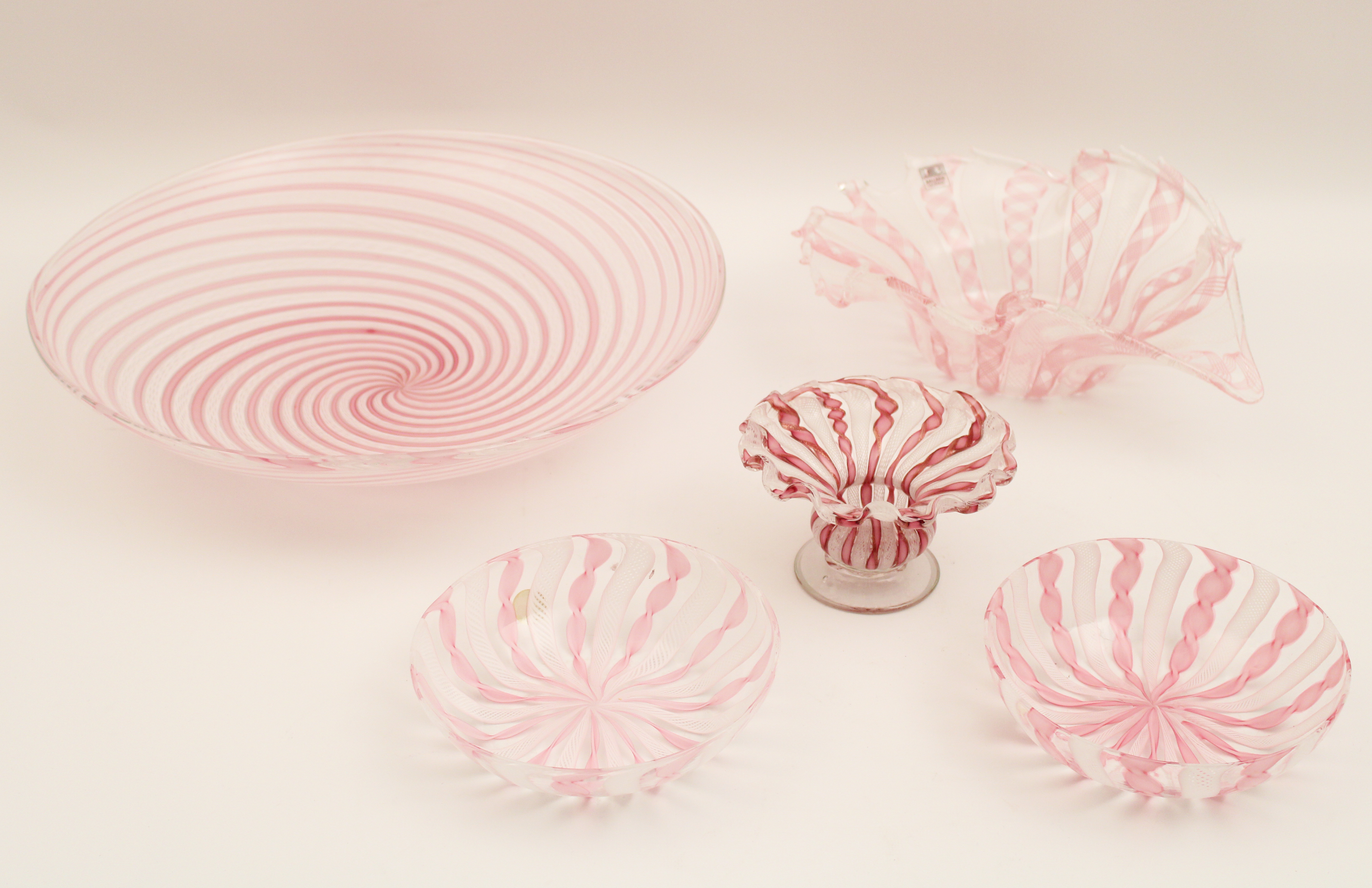 5 PC. LOT OF ITALIAN HAND BLOWN