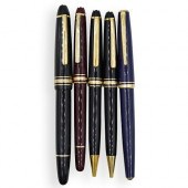 (5 PC) LOT OF MONT BLANC PENSD