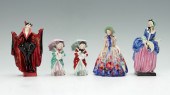 5 PC LOT ROYAL DOULTON FIGURIN