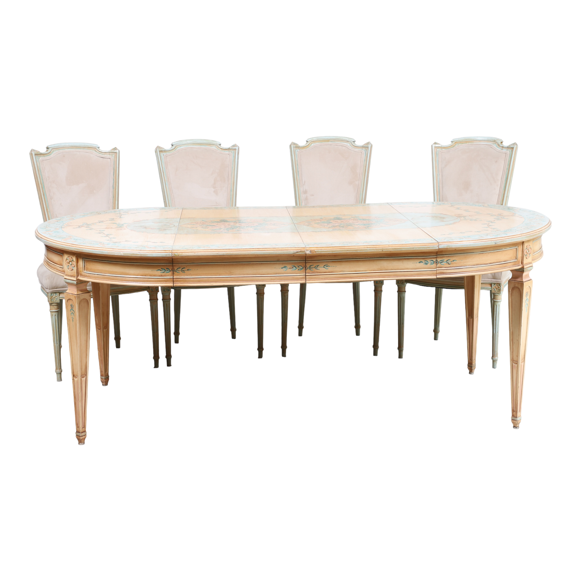 (5) pc Louis XVI style paint