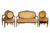 5 PC LOUIS XVI STYLE GOLD UPHO