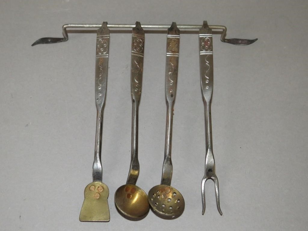 5 PC. MINIATURE HAND WROUGHT