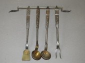 5 PC. MINIATURE HAND WROUGHT U