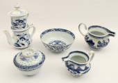 5 PC MISC LOT OF BLUE AND WHIT