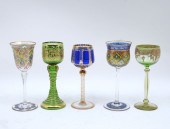 5 PC. MOSER QUALITY GLASS STEM
