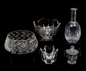 5 PC. ORREFORS, SEVRES, & BACC