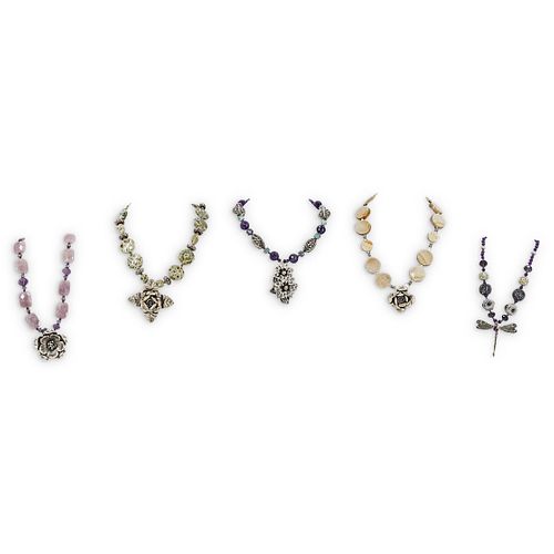 (5 PC) PAULETTE STERLING SILVER AND