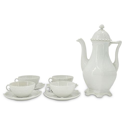 (5 PC) ROYAL COPENHAGEN "WHITE FULL