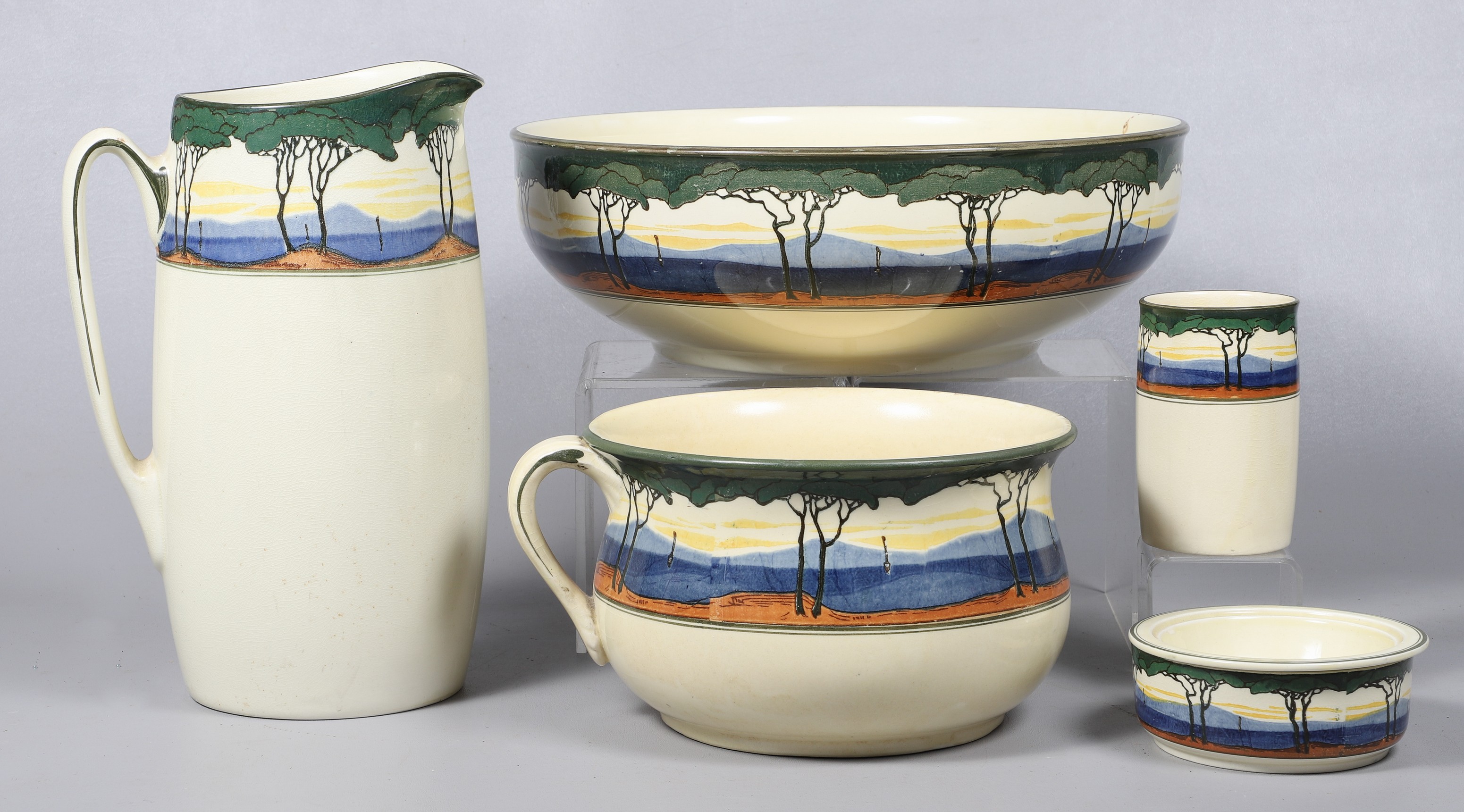 (5) Pc Royal Doulton 1910 wash set,